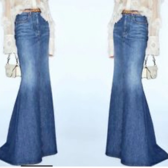 Dresses & Skirts - Maxi Denim Skirt, NWT, size 2XL